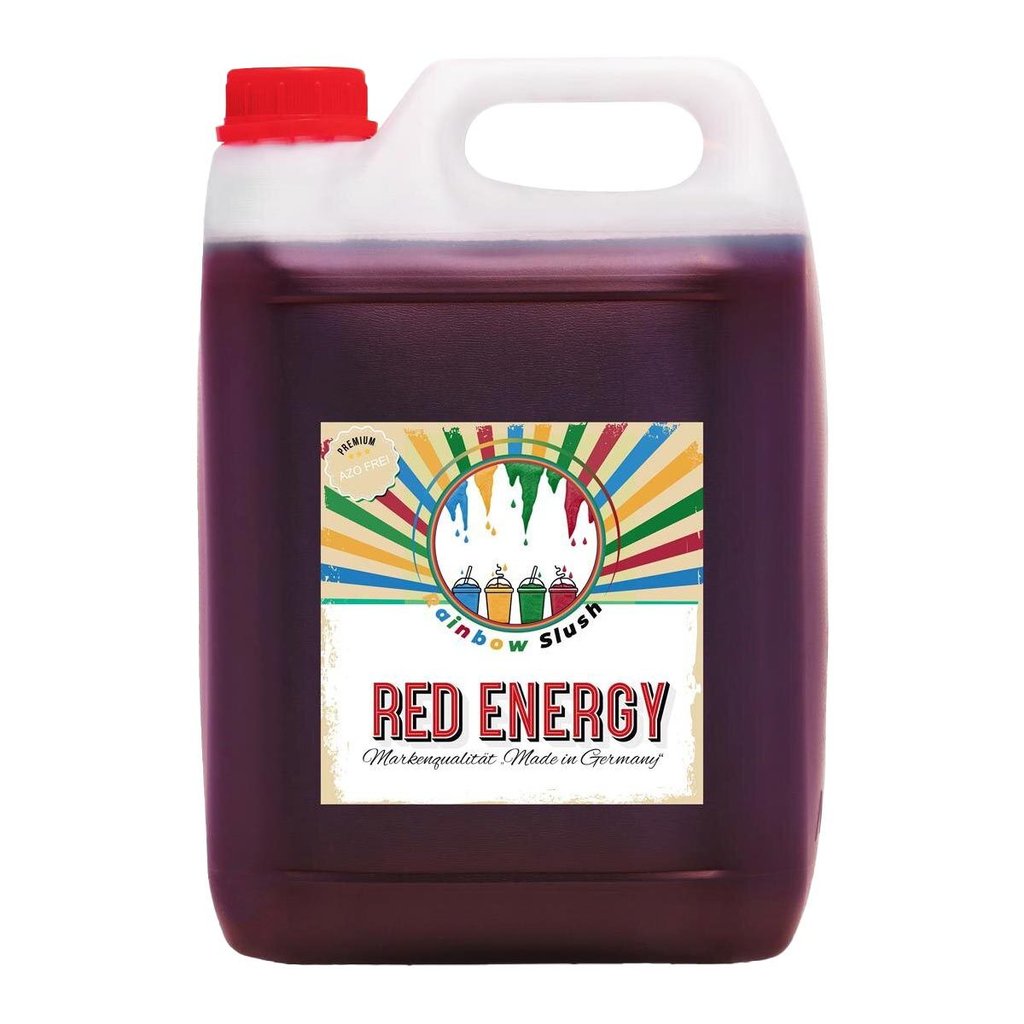 Rainbow Slush Eis Sirup "Red Energy", 5 l