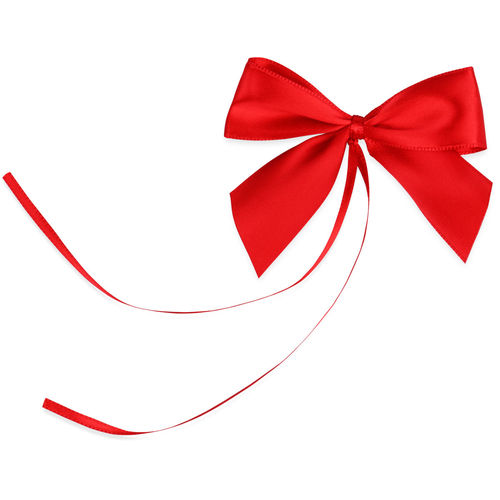 Schleife rot, 6 cm