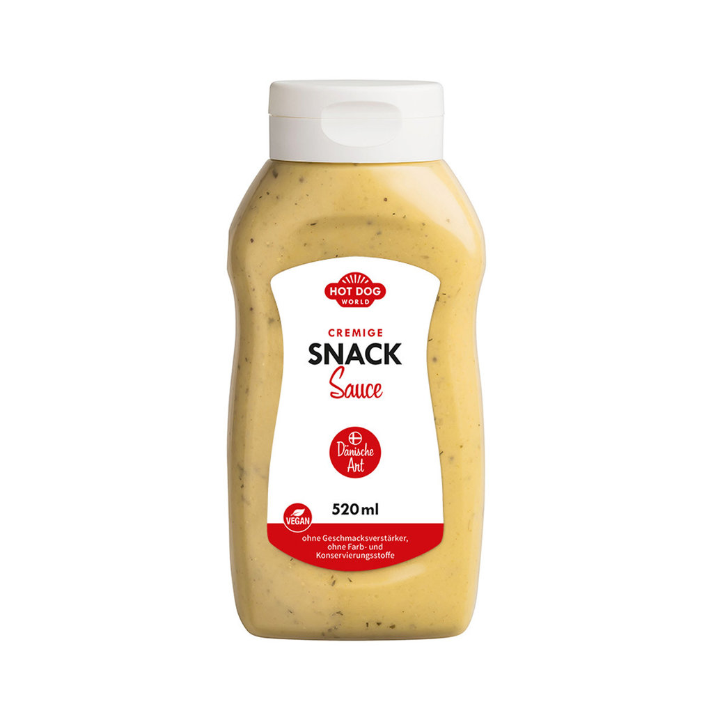 Snack Sauce "Dänische Art", 520 ml, vegan