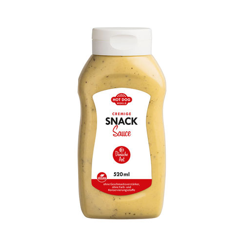 Snack Sauce "Dänische Art", 520 ml, vegan