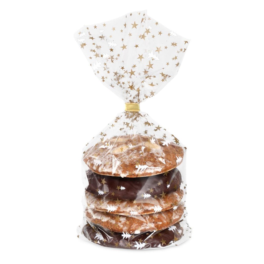 PP-Bodenfaltbeutel "Stern", 16,5 x 3,5 x 27 cm