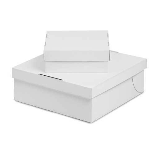 Tortenkarton, weiß, 20 x 20 x 8 cm