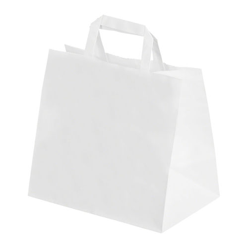 Papier-Tragetasche, weiß, 32 x 24 x 22 cm