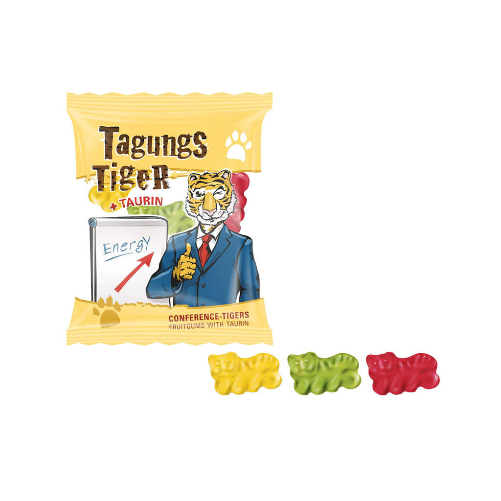Fruchtgummi "Tagungs-Tiger"